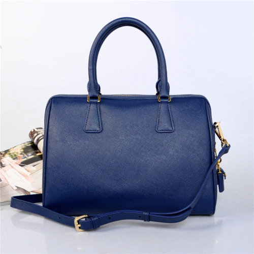 2014 Prada Saffiano Leather Two Handle Bag BN2780 royablue for sale